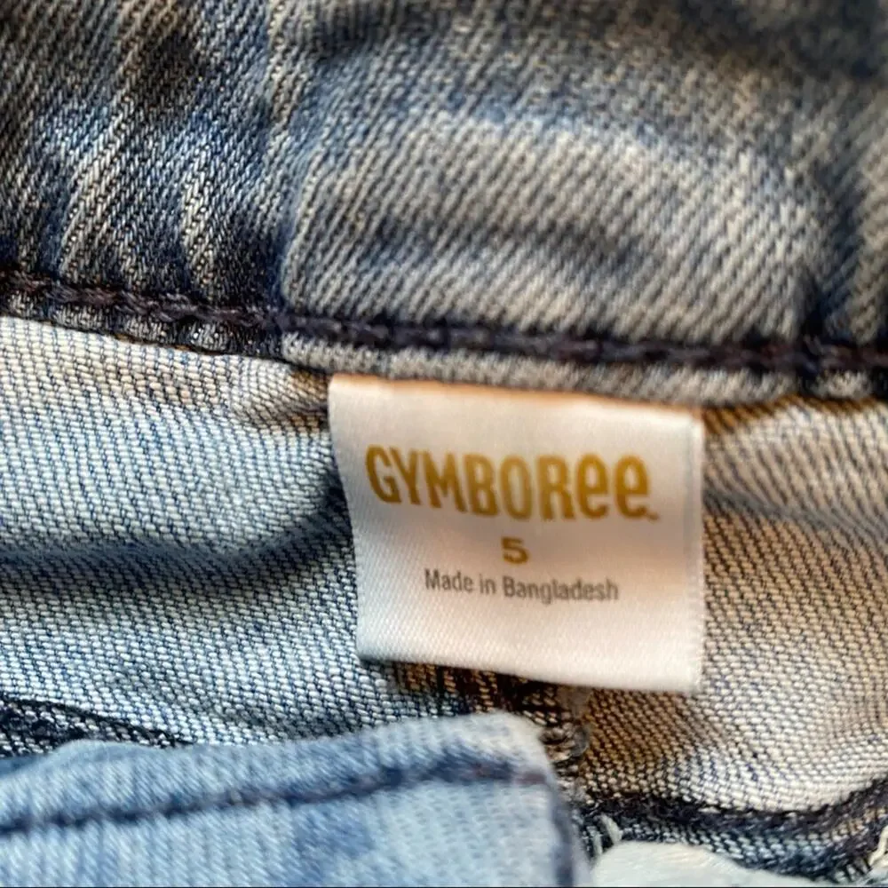 Gymboree Jean Shorts Sz 5 Denim Shorts Bermuda Length Jean Shorts
